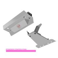 Vonnies Heavy Duty Bash Plates Pink (1st & 2nd) For Jeep Wrangler JK SWB 2007-2018