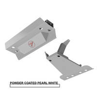 Vonnies Heavy Duty Bash Plates White (1st & 2nd) For Jeep Wrangler JK SWB 2007-2018