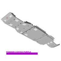 Vonnies Heavy Duty Bash Plates Purple Full Kit Inc. Battery Plate For BYD Shark 6 2024-On