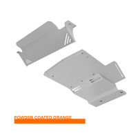 Vonnies Heavy Duty Bash Plates Orange (1st & 2nd) For Nissan Patrol GU 3L & 4.5L 1997-ON