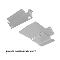 Vonnies Heavy Duty Bash Plates White (1st & 2nd) For Nissan Patrol GU 3L & 4.5L 1997-ON