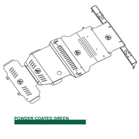 Vonnies Heavy Duty Bash Plates Green (1st/2nd/3rd/4th) For Nissan Patrol Y62 Series 1-5 2020-On