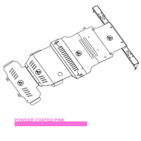 Vonnies Heavy Duty Bash Plates Pink (1st/2nd/3rd/4th) For Nissan Patrol Y62 Series 1-5 2020-On