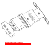 Vonnies Heavy Duty Bash Plates Red (1st/2nd/3rd/4th) For Nissan Patrol Y62 Series 1-5 2020-On