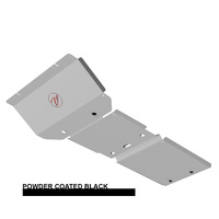 Vonnies Heavy Duty Bash Plates Black (1st/2nd/3rd) For Nissan Navara D40 2007-2012