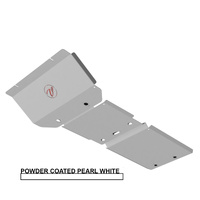 Vonnies Heavy Duty Bash Plates White (1st/2nd/3rd) For Nissan Navara D40 2007-2012