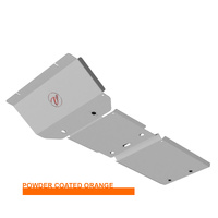 Vonnies Heavy Duty Bash Plates Orange (1st/2nd/3rd) For Nissan R51 Pathfinder 2005-2013