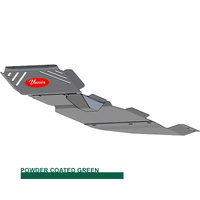 Vonnies Heavy Duty Bash Plates Green (1st/2nd/3rd/4th) For Ford Ranger PX1/PX2/PX3 2012-2021