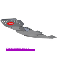 Vonnies Heavy Duty Bash Plates Purple (1st/2nd/3rd/4th) For Ford Ranger PX1/PX2/PX3 2012-2021