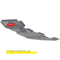 Vonnies Heavy Duty Bash Plates Yellow (1st/2nd/3rd/4th) For Ford Ranger PX1/PX2/PX3 2012-2021