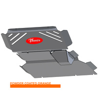 Vonnies Heavy Duty Bash Plates Orange (1st/2nd/3rd) For Ford Ranger PX1/PX2/PX3 2012-2021