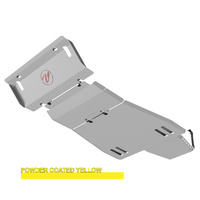 Vonnies Heavy Duty Bash Plates Yellow (1st/2nd/3rd/4th) For Mistubishi Pajero NT 2009-2012