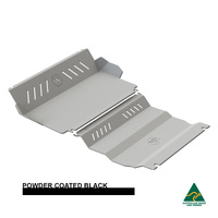 Vonnies Heavy Duty Bash Plates Black (1st & 2nd) For Mitsubishi Pajero Sport QE 2015-On