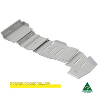 Vonnies Heavy Duty Bash Plates Yellow (1st/2nd/3rd/4th) For Mitsubishi Triton MQ/MR '16-ON Manual