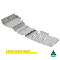 Vonnies Heavy Duty Bash Plates Yellow (1st/2nd/3rd) For Mitsubishi Triton MQ/MR '16-ON Automatic