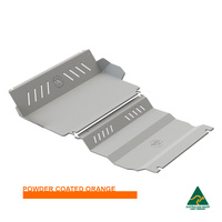 Vonnies Heavy Duty Bash Plates Orange (1st & 2nd) For Mitsubishi Triton MQ/MR '16-ON Manual
