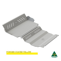 Vonnies Heavy Duty Bash Plates Yellow (1st & 2nd) For Mitsubishi Triton MQ/MR '16-ON Automatic