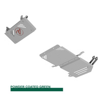 Vonnies Heavy Duty Bash Plates Green (1st/2nd/3rd) For Suzuki Jimny JB74 2019-On