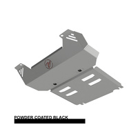 Vonnies Heavy Duty Bash Plates Black (1st & 2nd) For Isuzu MU-X Series 2 7/2021-On