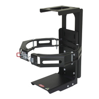 Vonnies Black 9kg 'Claw' Gas Bottle Holder With Top Mount Adaptor Australian Made