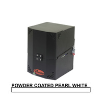 Vonnies White 'Tub' 2kg Gas Bottle Holder With Lockable Lid For Canopies, Caravans, Trailers, RVs And More Australian Made