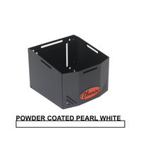 Vonnies White 'Tub' 2kg Gas Bottle Holder For Canopies, Caravans, Trailers, RVs And More Australian Made