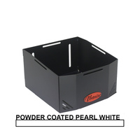 Vonnies White 'Tub' 9kg Gas Bottle Holder For Canopies, Caravans, Trailers, RVs And More Australian Made