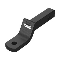 TAG Tow Ball Mount - 220mm Long, 135° Face, 40mm Square Hitch 