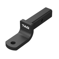 TAG Tow Ball Mount - 208mm Long, 90° Face, 50mm Square Hitch 