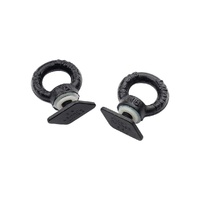 Black Tie Down Rings / Eye Bolts for Tracks