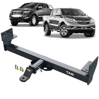 TAG Heavy Duty Towbar & Direct Fit Wiring for Ford Ranger PX1 4x2 Models With Step (03/2014 - 07/2015)