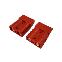 TAG Heavy Duty Connector Set (Red Anderson Plugs) with Covers 